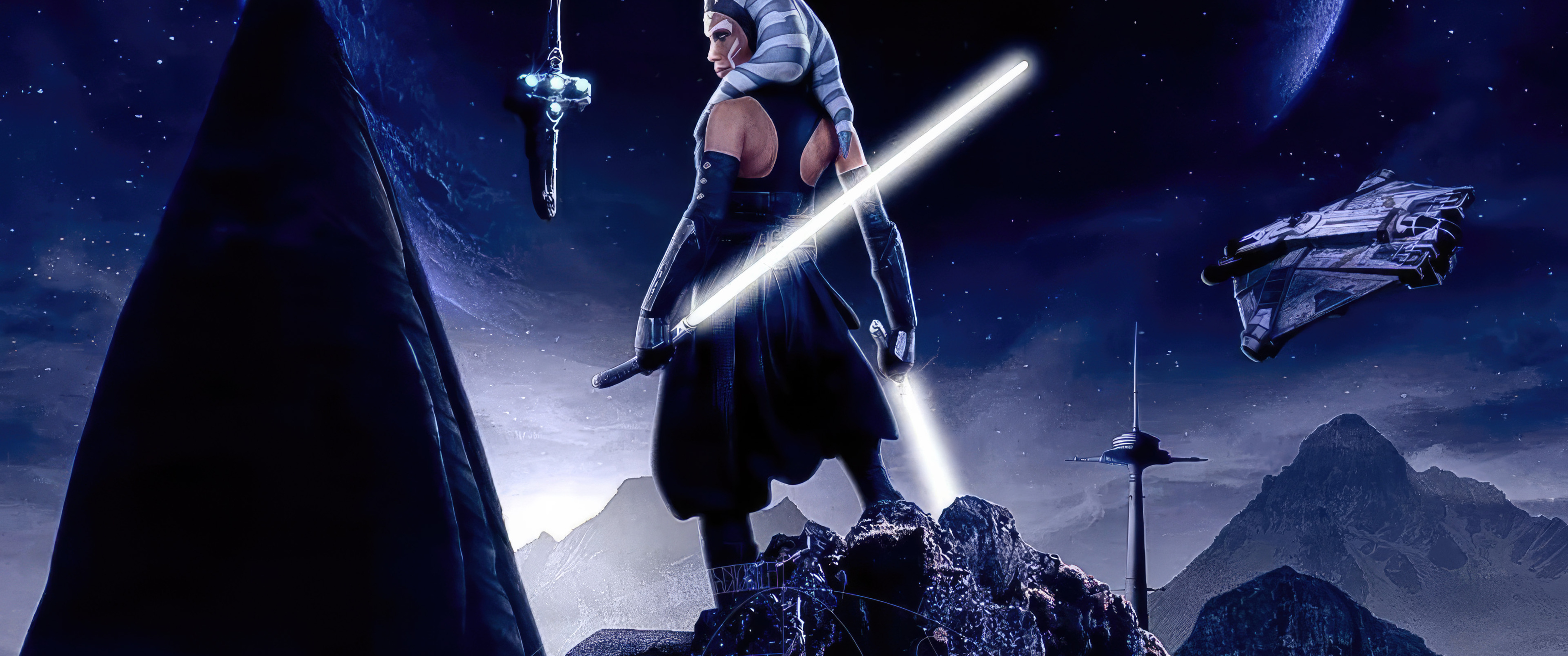 3440x1440 Star Wars Ahsoka Force Unleashed UltraWide Quad HD 1440P ,HD 4k  Wallpapers,Images,Backgrounds,Photos and Pictures, image size:3440x1440