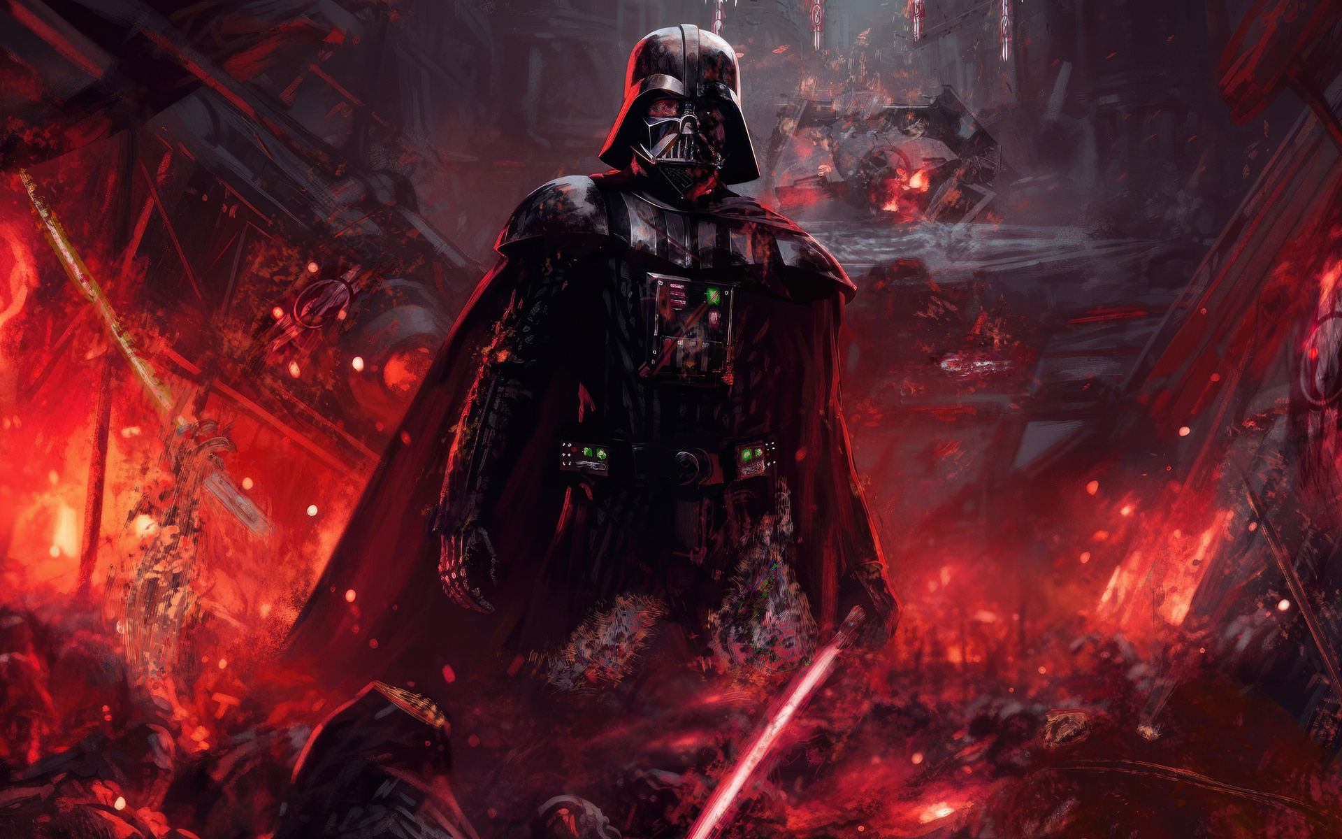 1920x1200 Star Wars Darth Vader Finish What He Started 1080P Resolution ...