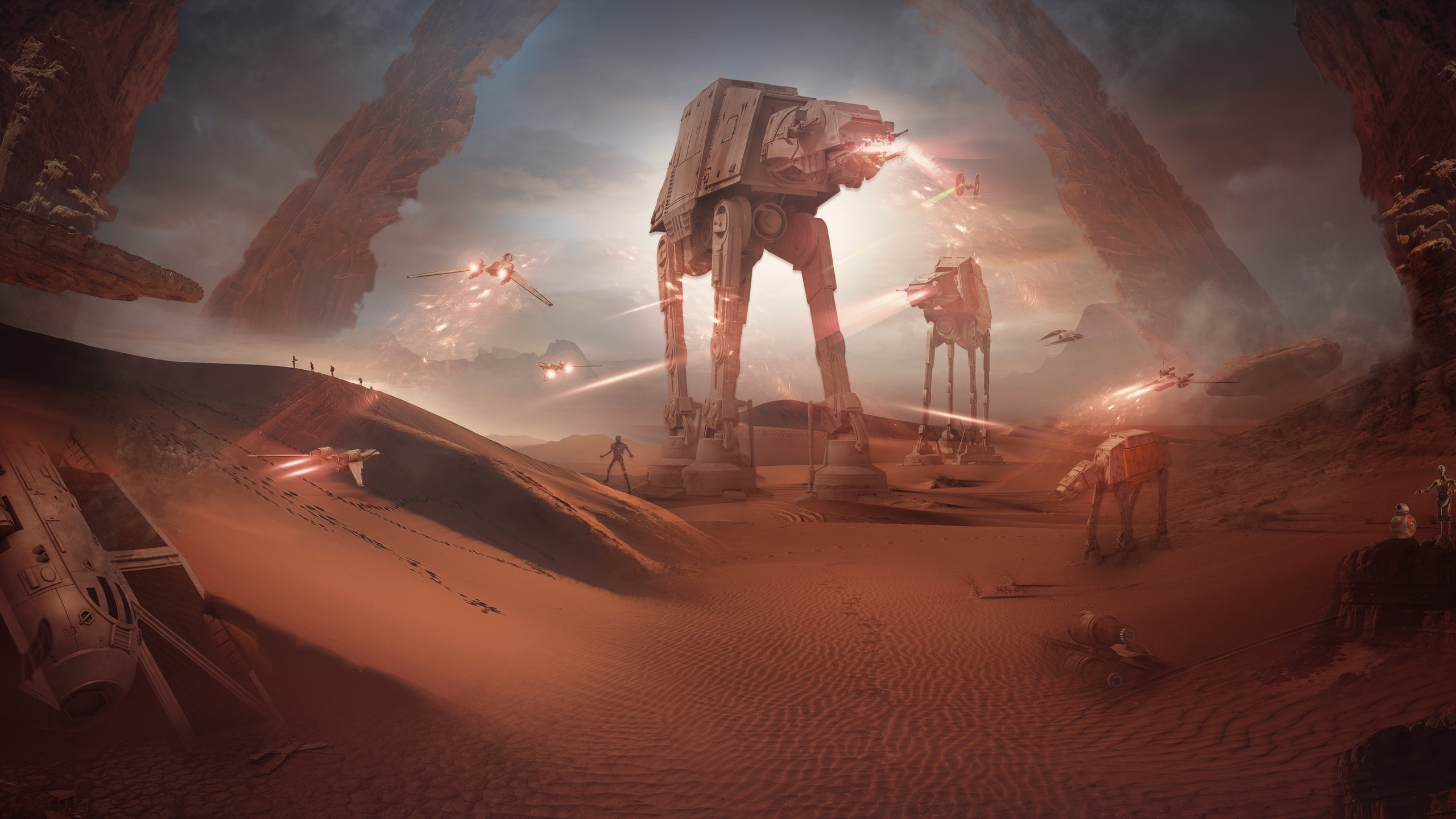 2560x1440 Star Wars Journey 1440P Resolution HD 4k Wallpapers, Images