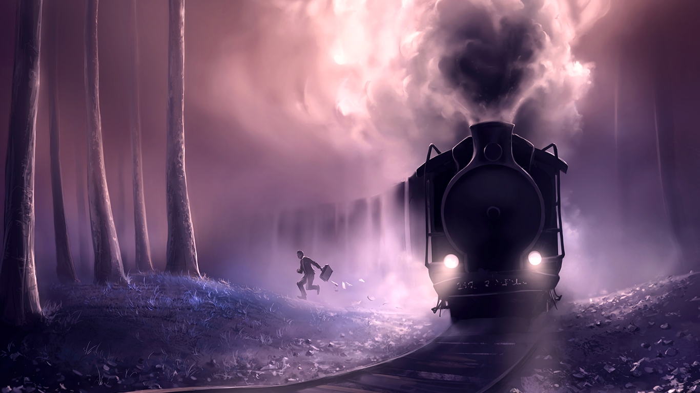 1366x768 Steam Train Escape 1366x768 Resolution HD 4k Wallpapers, Images,  Backgrounds, Photos and Pictures