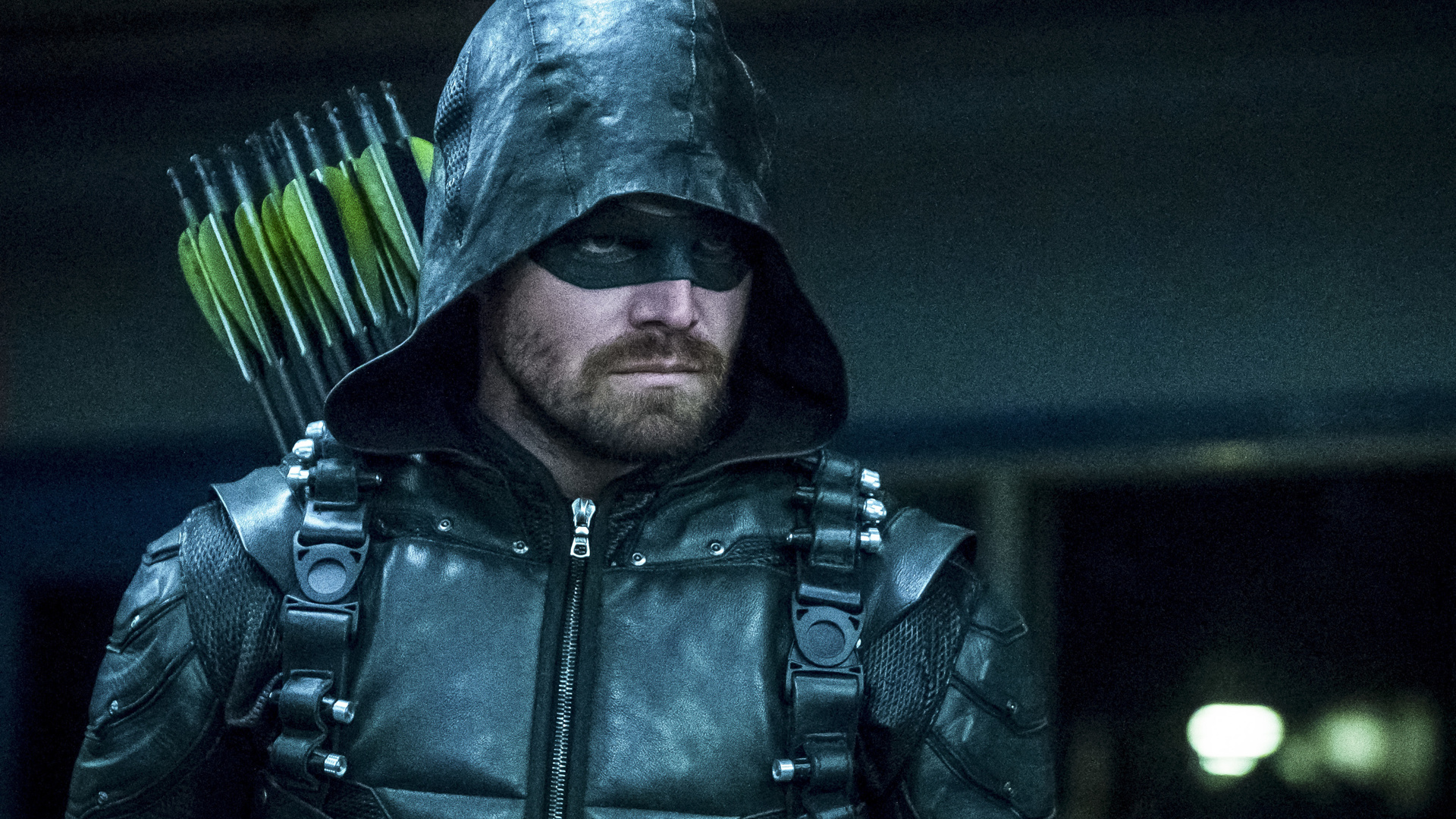 1920x1080 Stephen Amell As Green Arrow In Season 6 Laptop Full HD 1080P ...