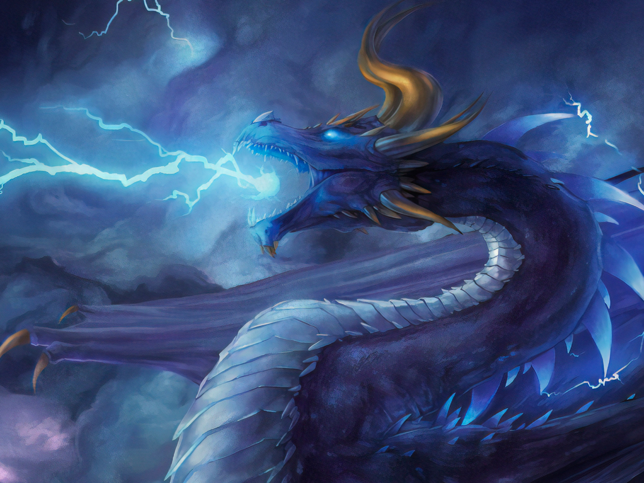 2048x1536 Storm Dragon 2048x1536 Resolution HD 4k Wallpapers, Images ...