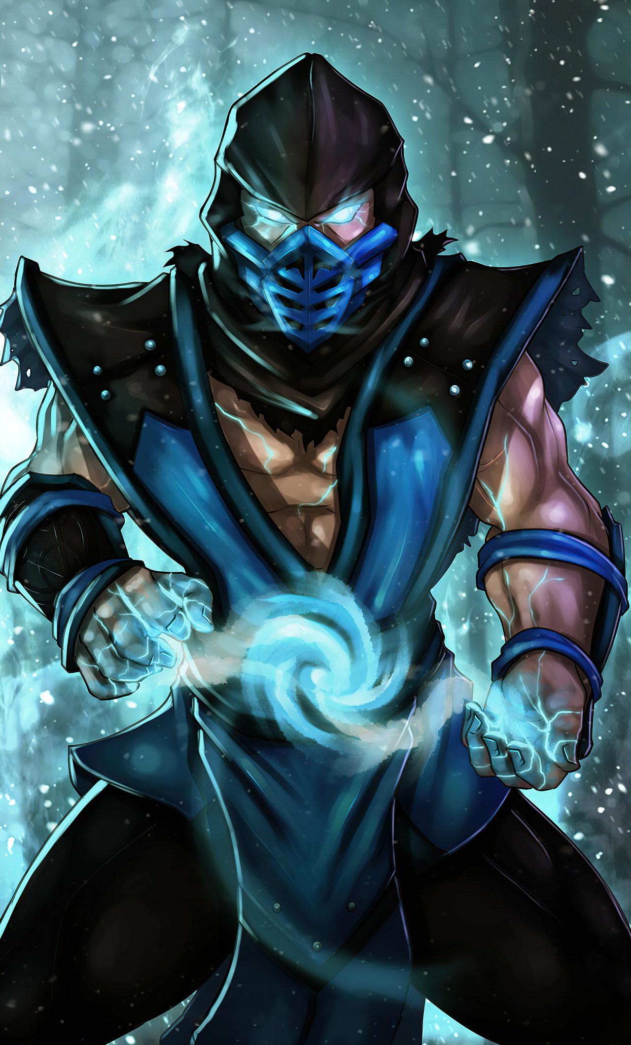 1280x2120 Sub Zero Mortal Kombat Artwork 4k iPhone 6+ HD 4k Wallpapers,  Images, Backgrounds, Photos and Pictures