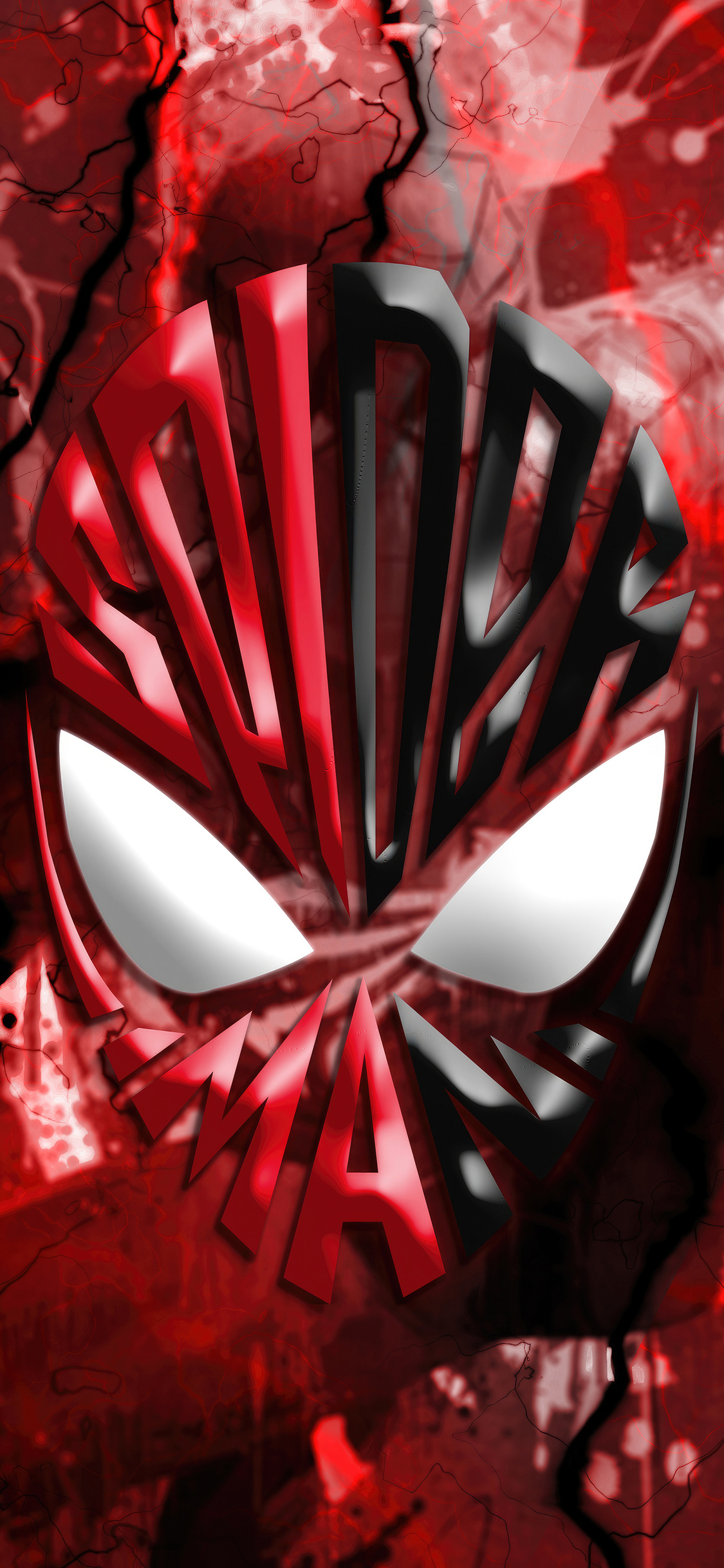 1125x2436 Super Red Spiderman Helmet Iphone XS,Iphone 10,Iphone X ,HD ...