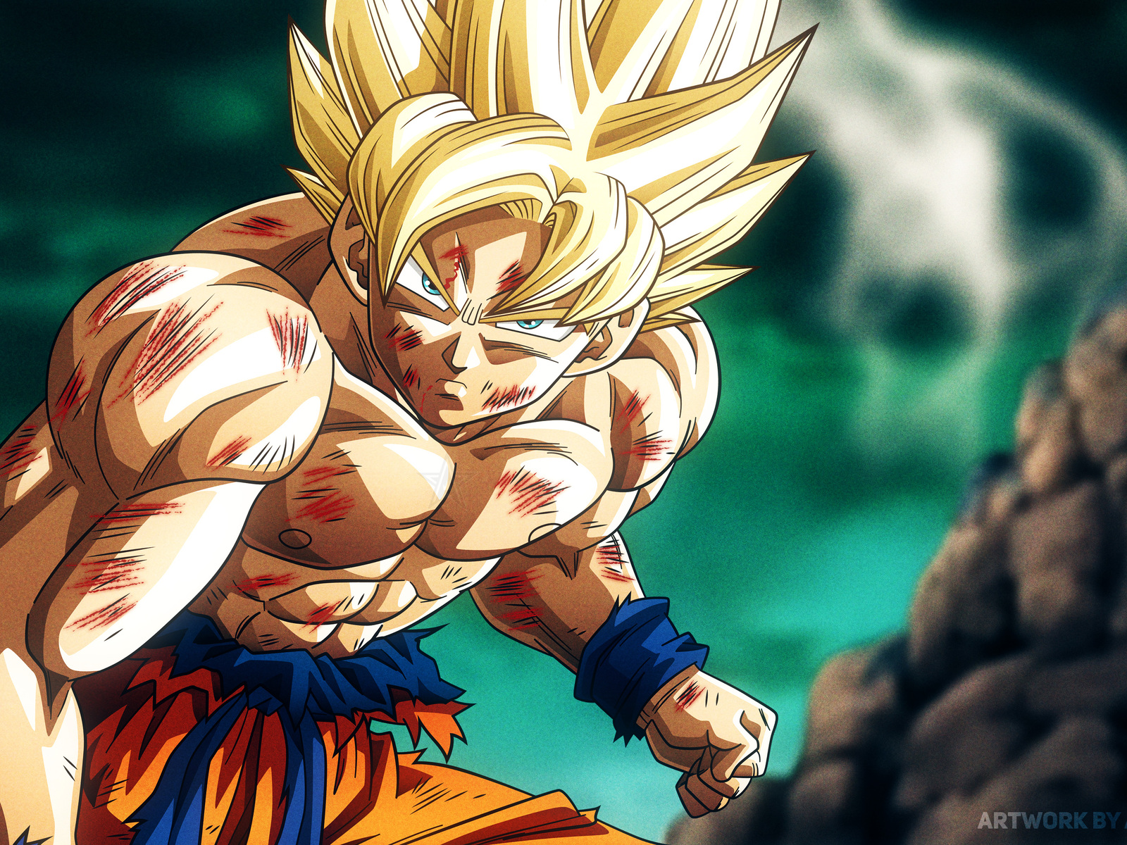 1600x1200 Super Saiyan Son Goku Dragon Ball Z 4k 1600x1200 Resolution HD 4k  Wallpapers, Images, Backgrounds, Photos and Pictures