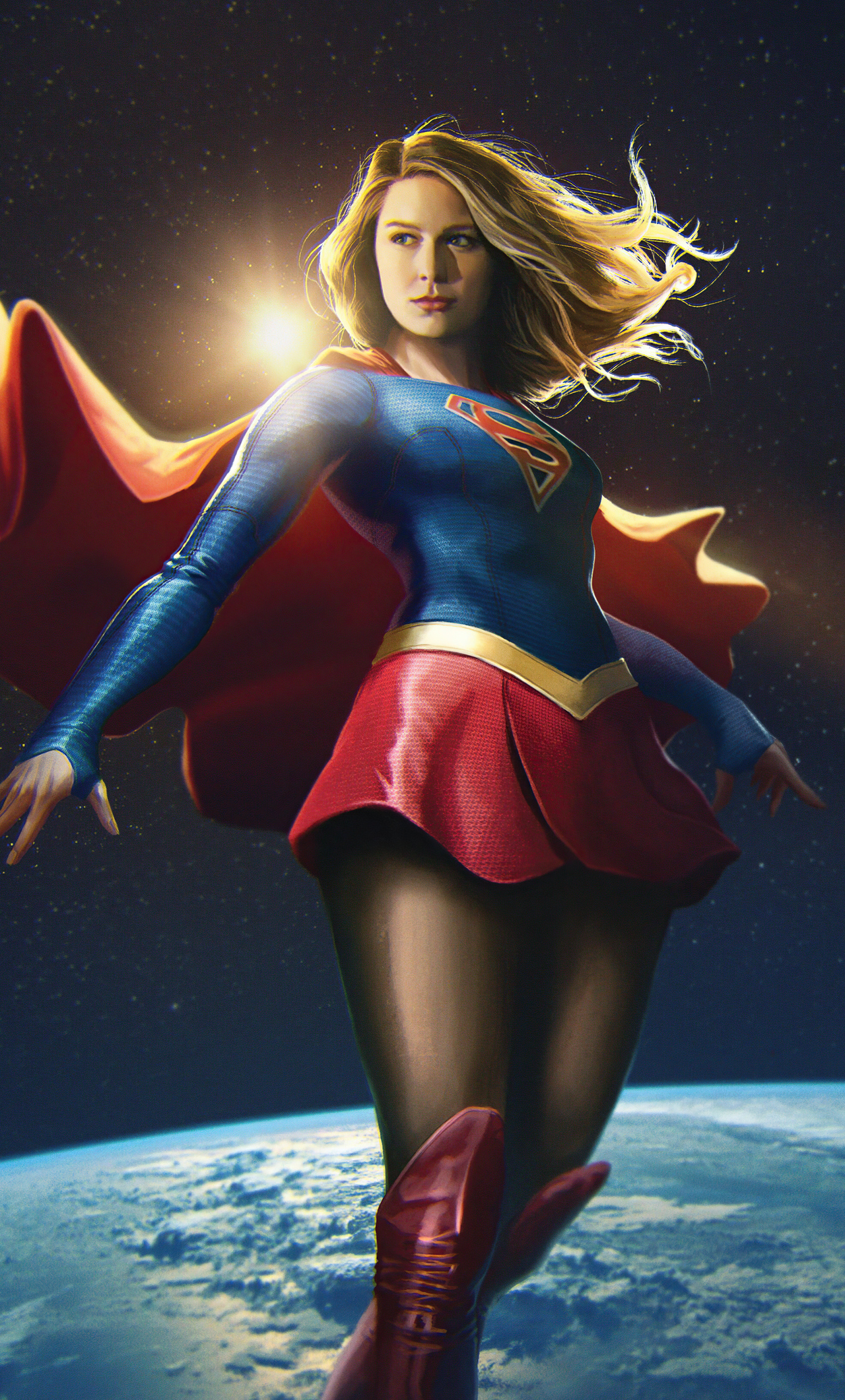 1280x2120 Supergirl Central City Superhero iPhone 6+ HD 4k Wallpapers,  Images, Backgrounds, Photos and Pictures