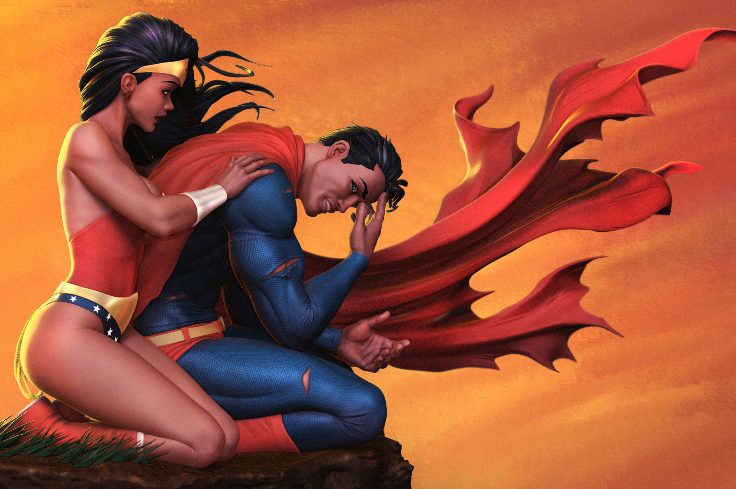 Superman And Wonder Woman In 2560x1700 Resolution. superman-and-wonder-woma...