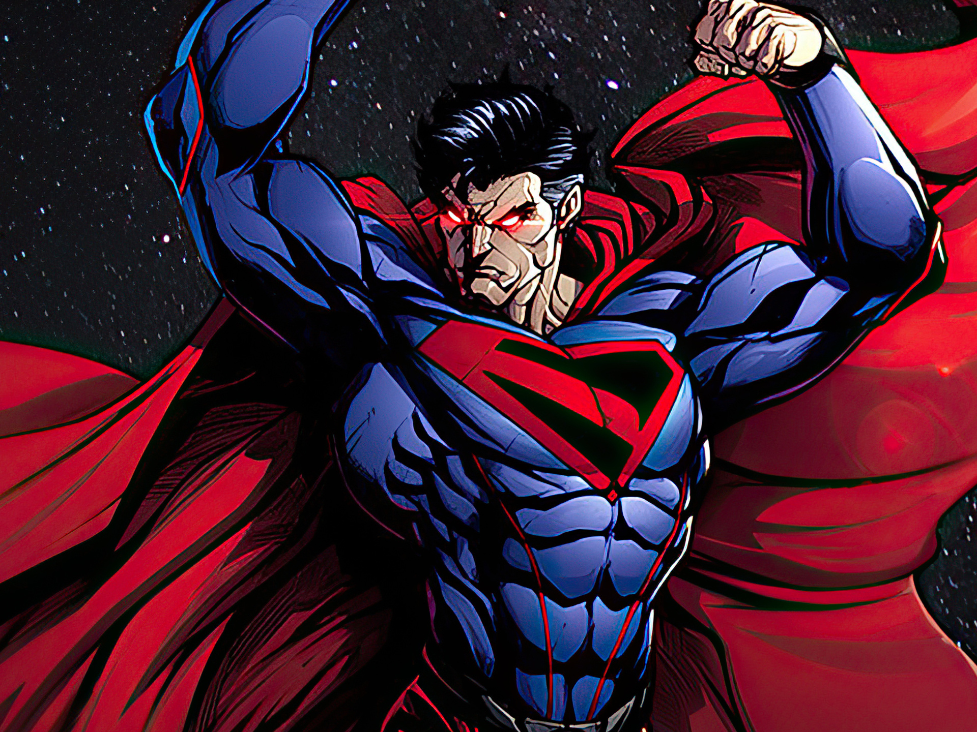 1920x1440 Superman Eye Power 1920x1440 Resolution HD 4k Wallpapers