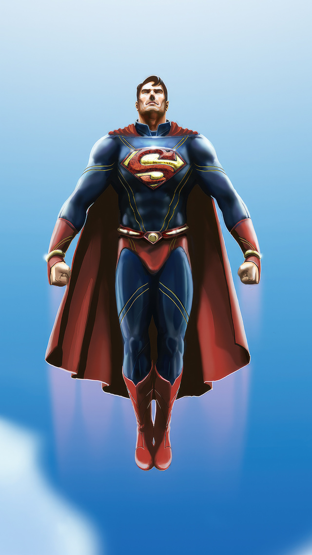 640x1136 Superman In Sky iPhone 5,5c,5S,SE ,Ipod Touch ,HD 4k ...