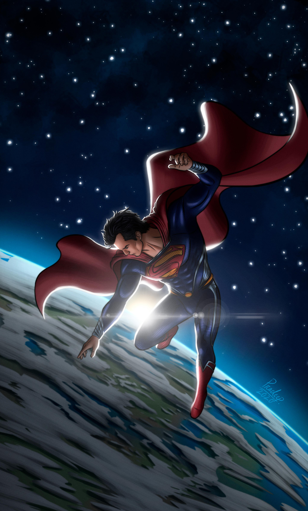 1280x2120 Superman In Space iPhone 6+ HD 4k Wallpapers, Images, Backgrounds,  Photos and Pictures