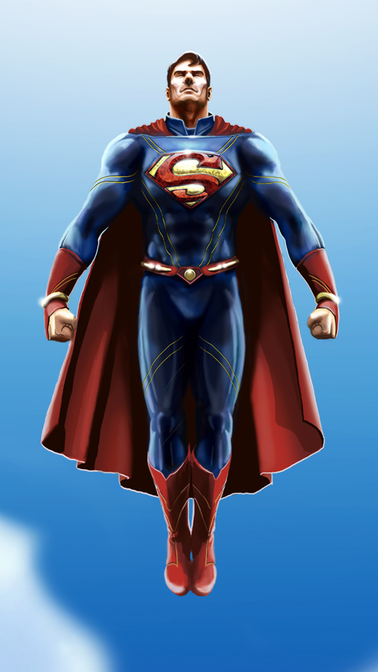 750x1334 Superman Latest New Art iPhone 6, iPhone 6S, iPhone 7 HD 4k  Wallpapers, Images, Backgrounds, Photos and Pictures