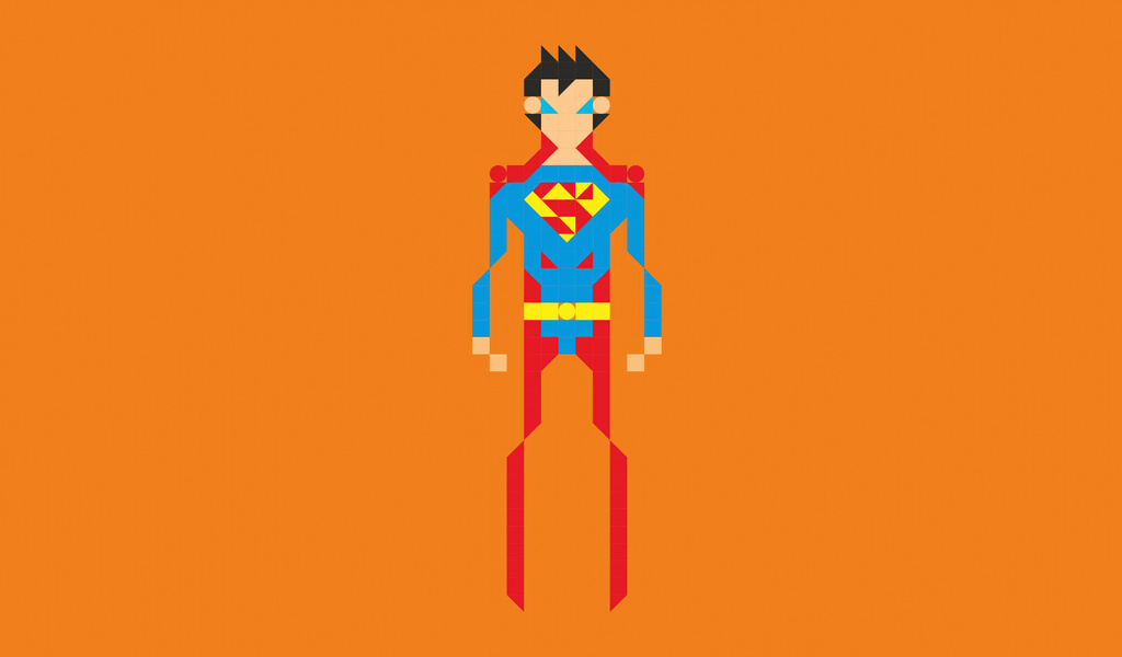 1024x600 Superman Pixel Art 8k 1024x600 Resolution HD 4k Wallpapers ...