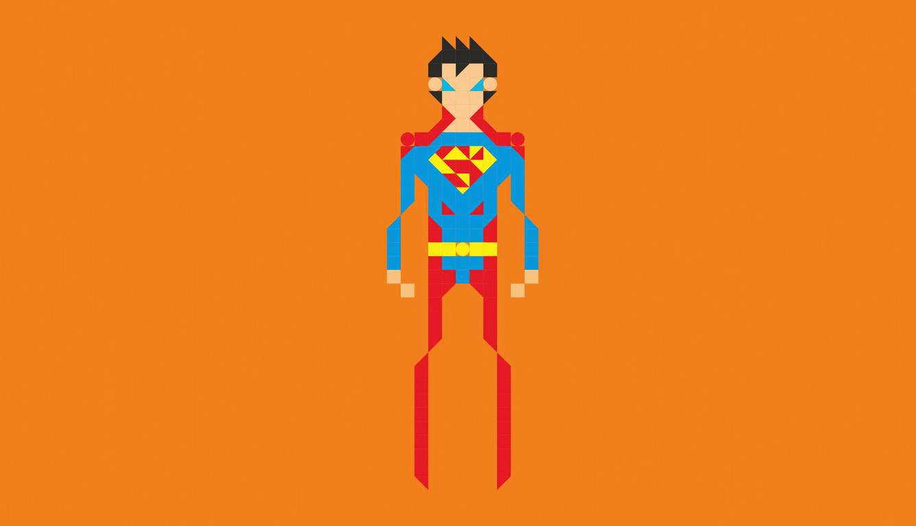 1336x768 Superman Pixel Art 8k Laptop HD ,HD 4k Wallpapers,Images ...