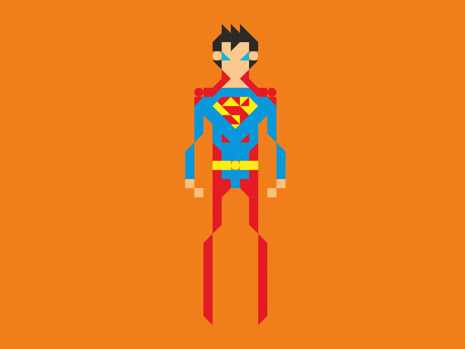 1920x1440 Superman Pixel Art 8k 1920x1440 Resolution HD 4k Wallpapers ...