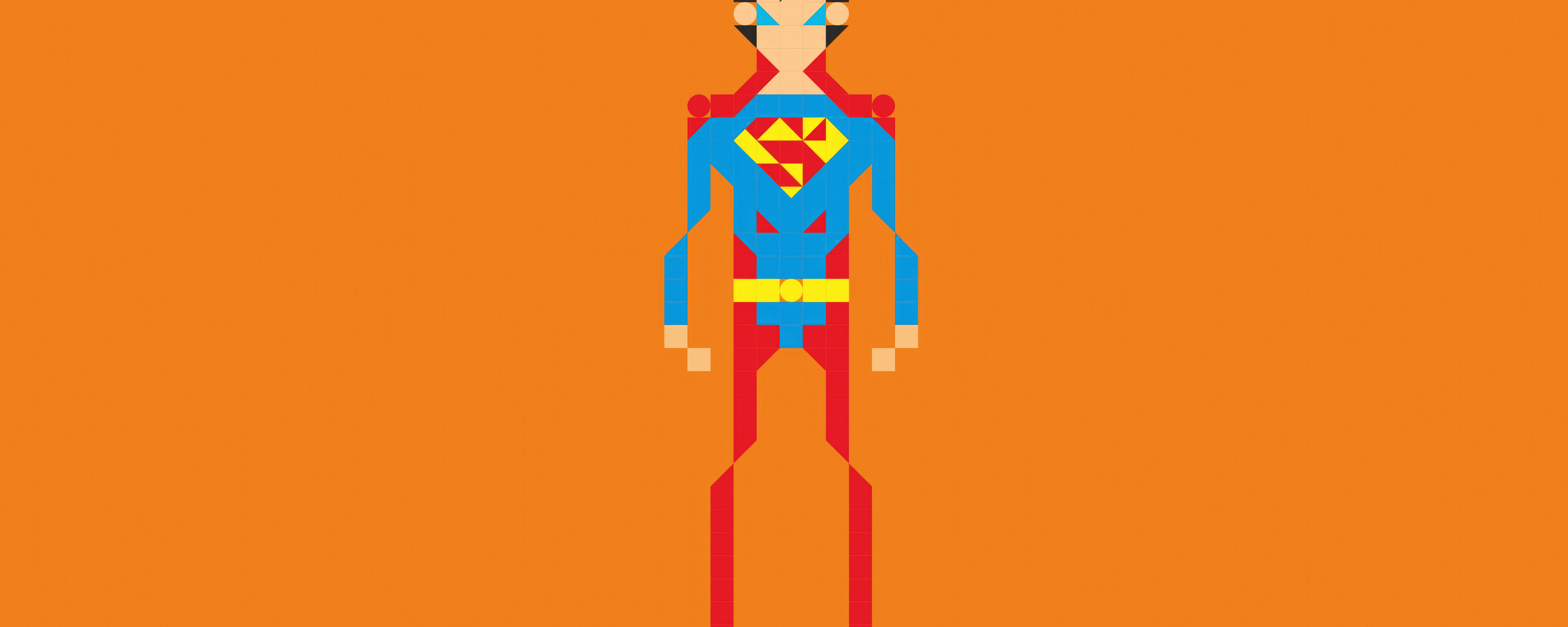 2560x1024 Superman Pixel Art 8k Wallpaper,2560x1024 Resolution HD 4k ...