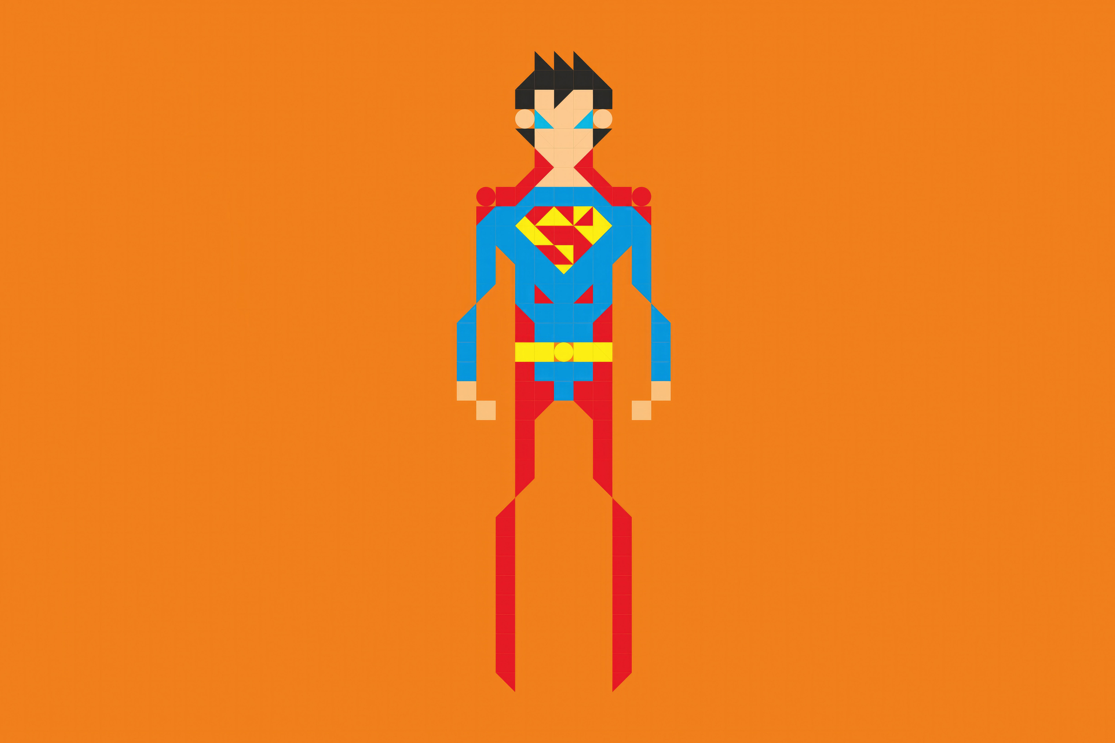 3840x2560 Superman Pixel Art 8k 3840x2560 Resolution Hd 4k Wallpapers 