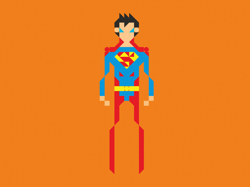 800x600 Superman Pixel Art 8k 800x600 Resolution HD 4k Wallpapers ...