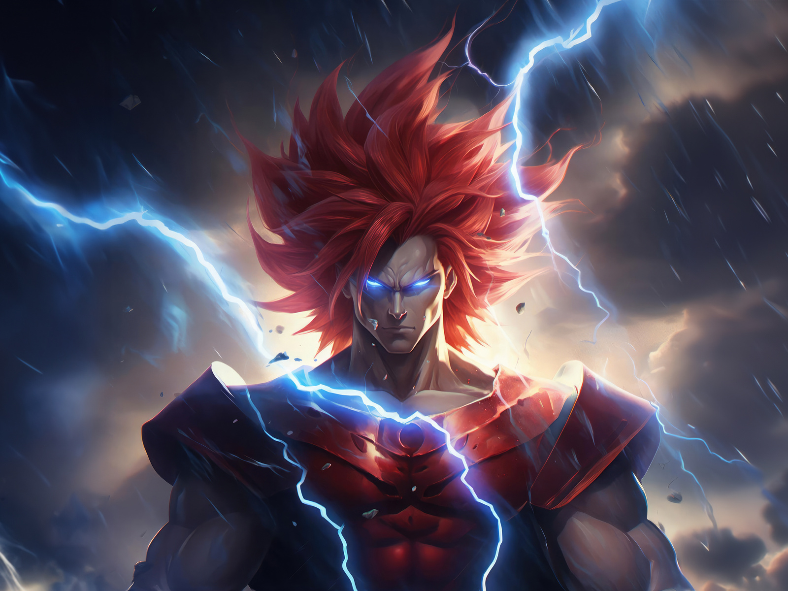 dragon ball z super saiyan god wallpaper