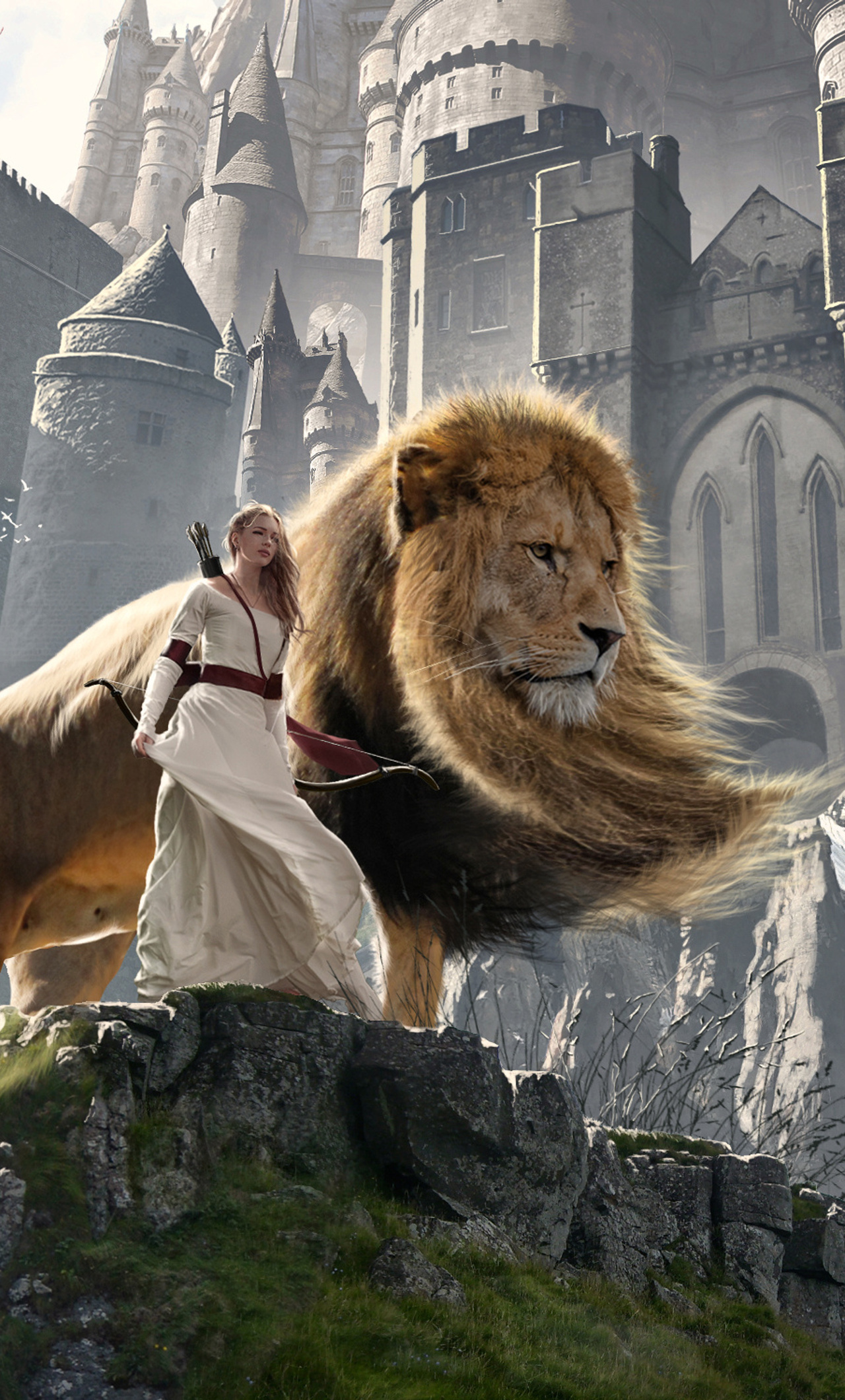 Susan And Aslan The Chronicles Of Narnia Extended Wallpaper,HD