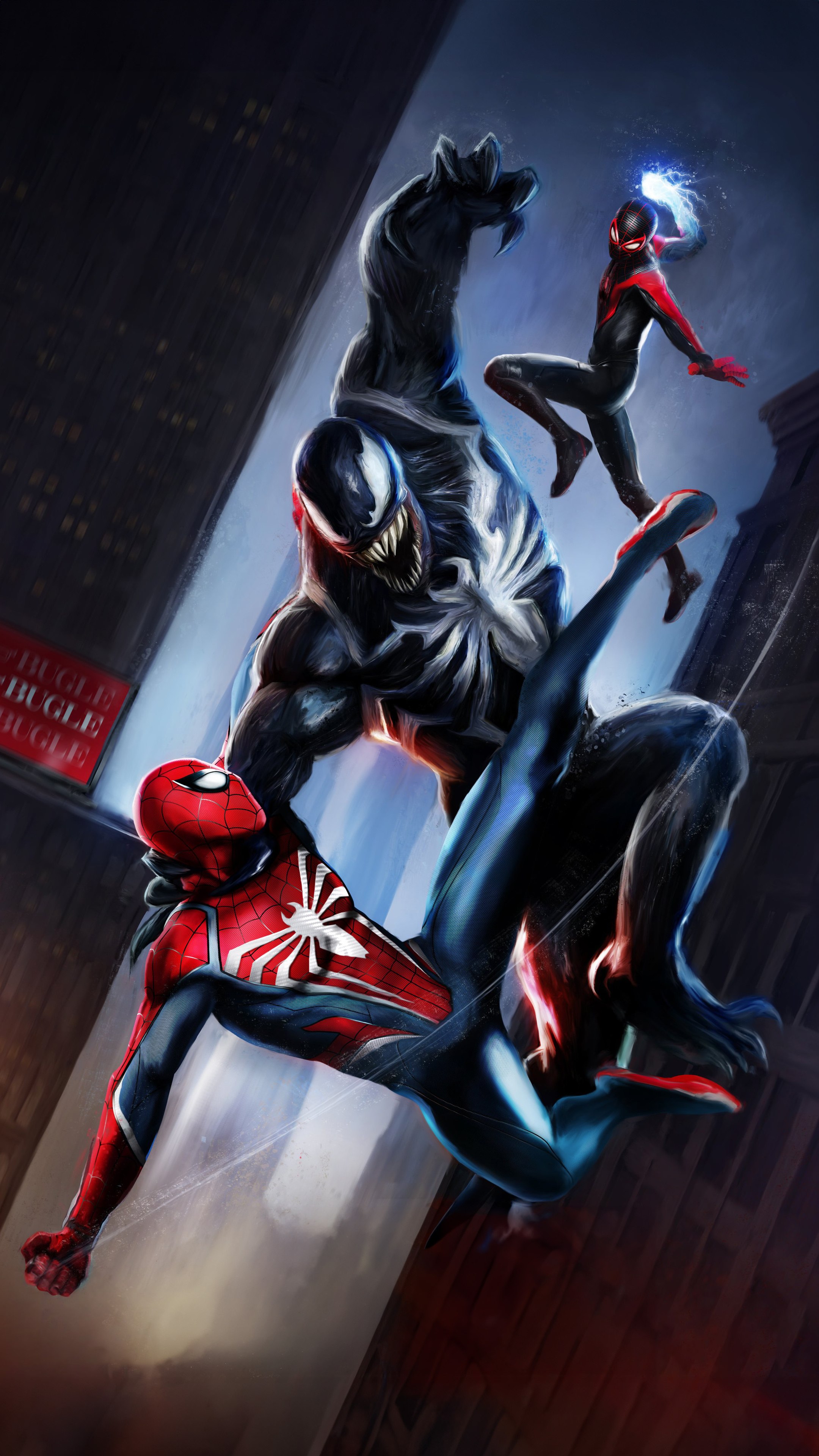 2160x3840 Swinging Sequel Marvels Spider Man 2 Game Sony Xperia X,XZ,Z5 ...