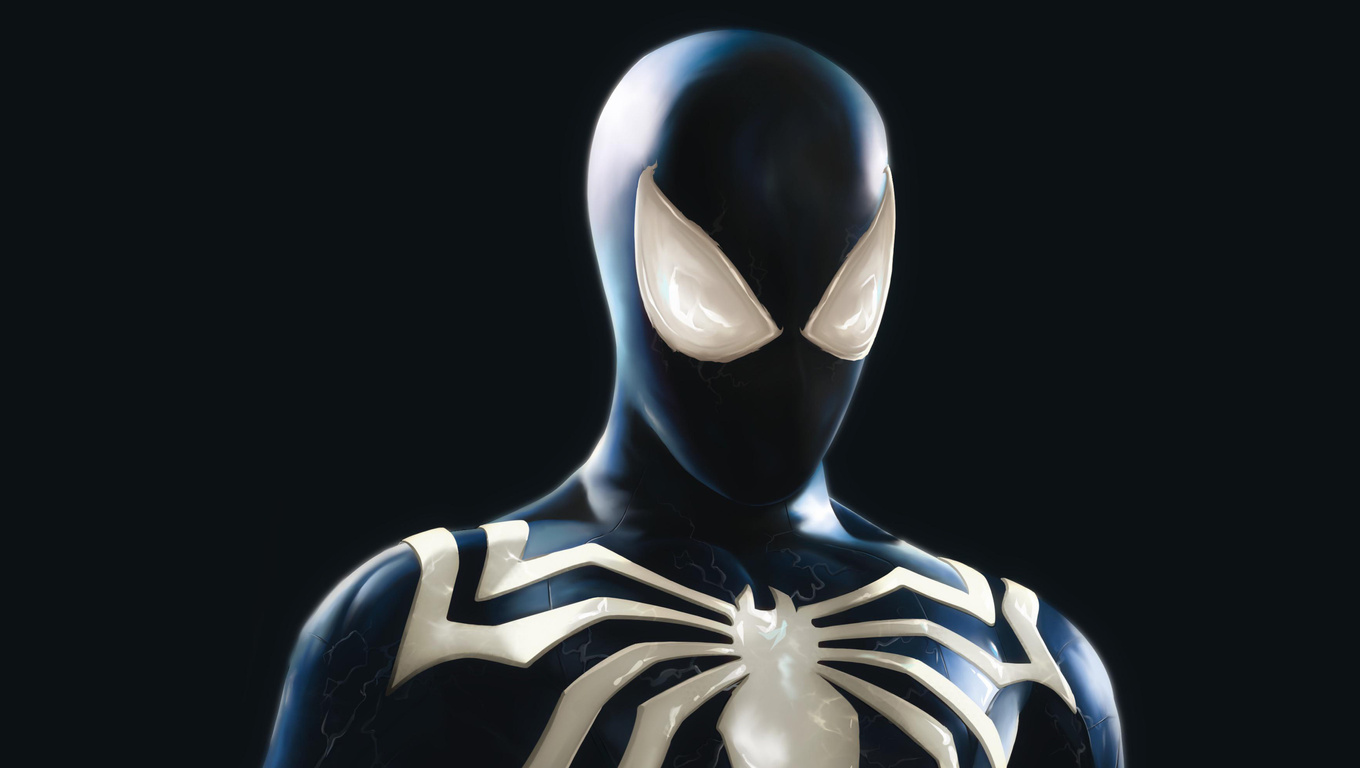 1360x768 Symbiote Spider Man Suit 4k Laptop HD HD 4k Wallpapers, Images ...