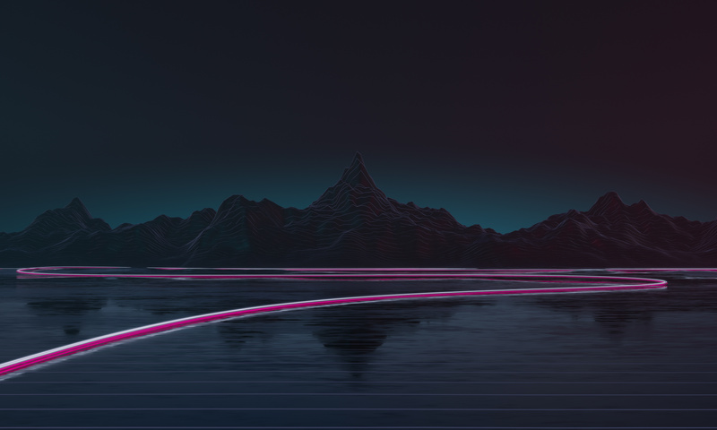 800x480 Synthwave Road 4k 800x480 Resolution HD 4k Wallpapers, Images ...