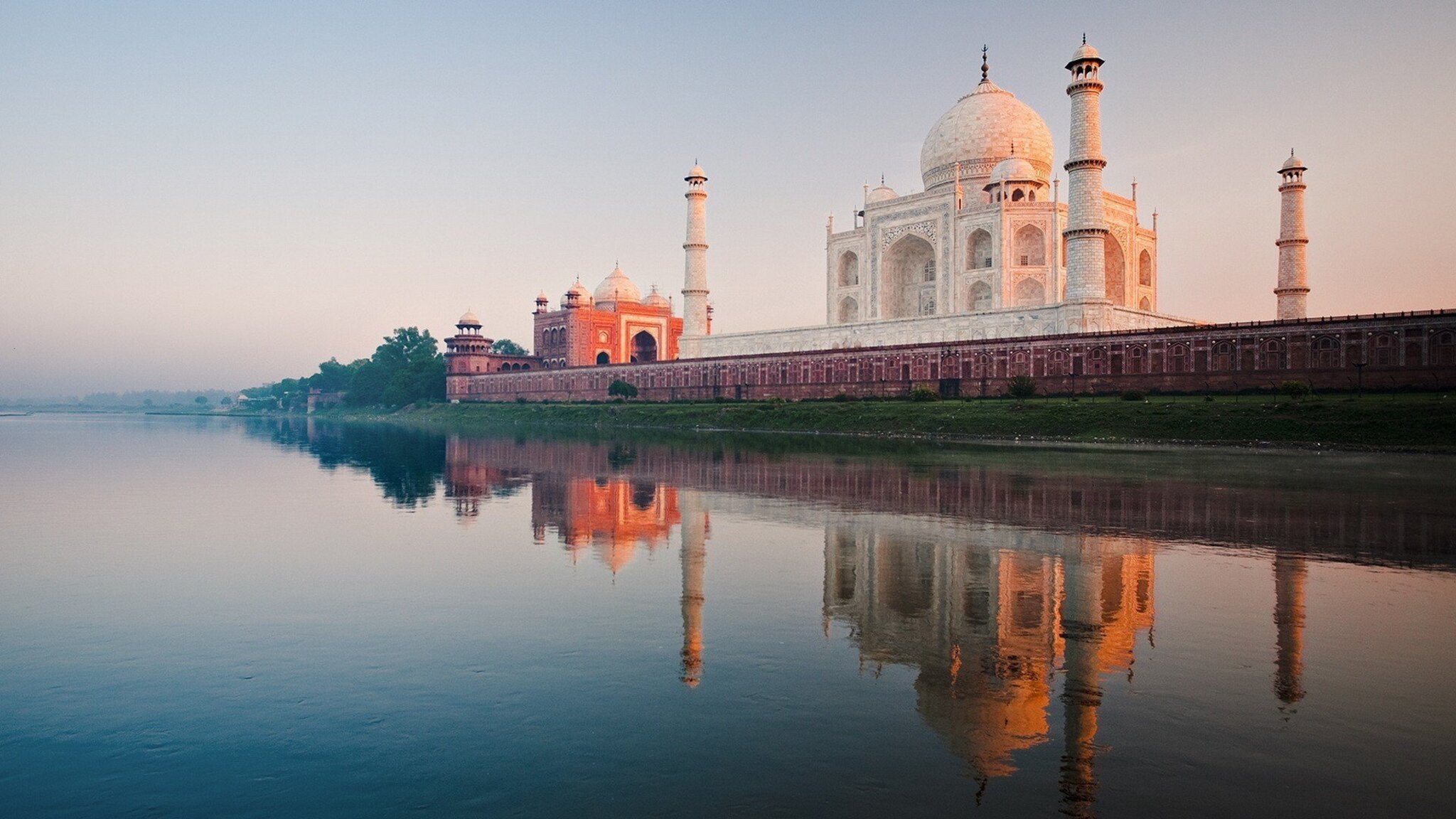 2048x1152 Taj Mahal River 2048x1152 Resolution HD 4k Wallpapers, Images,  Backgrounds, Photos and Pictures