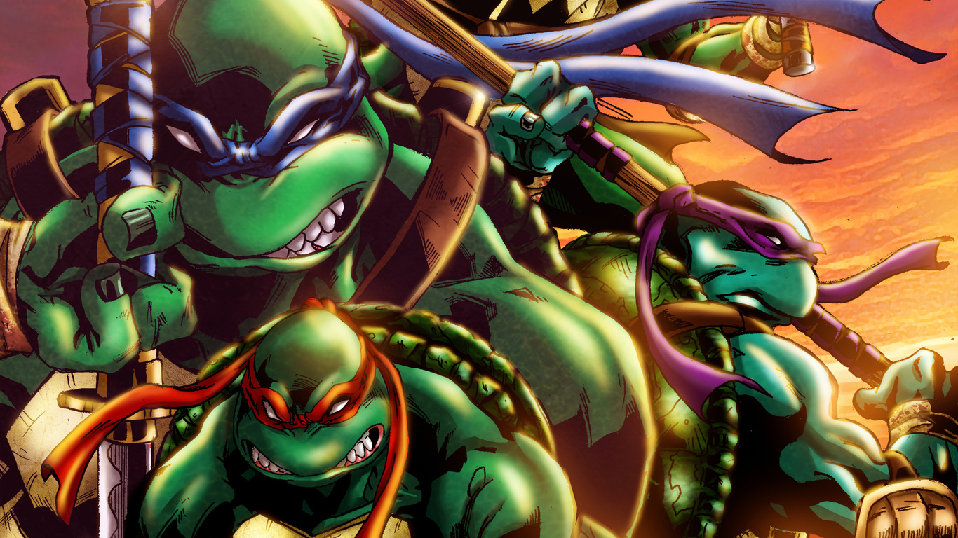 1366x768 Teenage Mutant Ninja Turtles Art Laptop HD ,HD 4k Wallpapers ...