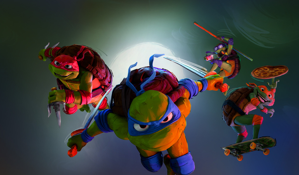 1024x600 Teenage Mutant Ninja Turtles Mutant Mayhem 15k 1024x600 ...