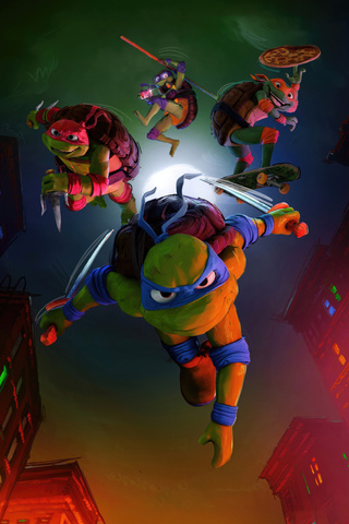 320x480 Teenage Mutant Ninja Turtles Mutant Mayhem 4k Apple Iphone,iPod ...