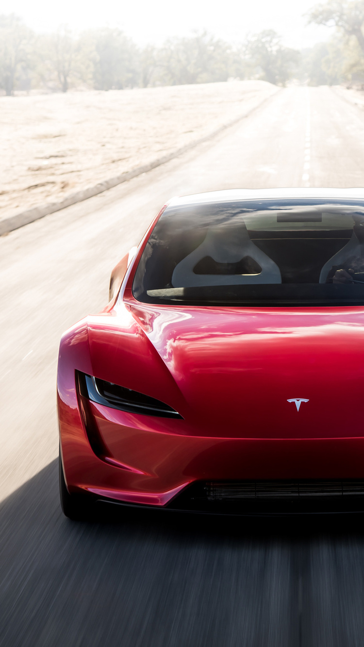 750x1334 Tesla Roadster Front Look Iphone 6 Iphone 6s Iphone 7 Hd 4k Wallpapers Images Backgrounds Photos And Pictures