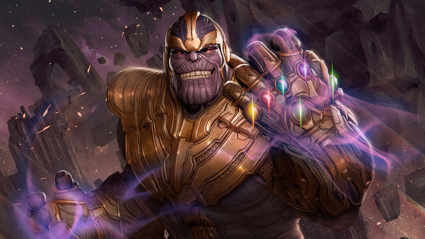 1366x768 Thanos God Of Death 4k Laptop HD ,HD 4k Wallpapers,Images ...