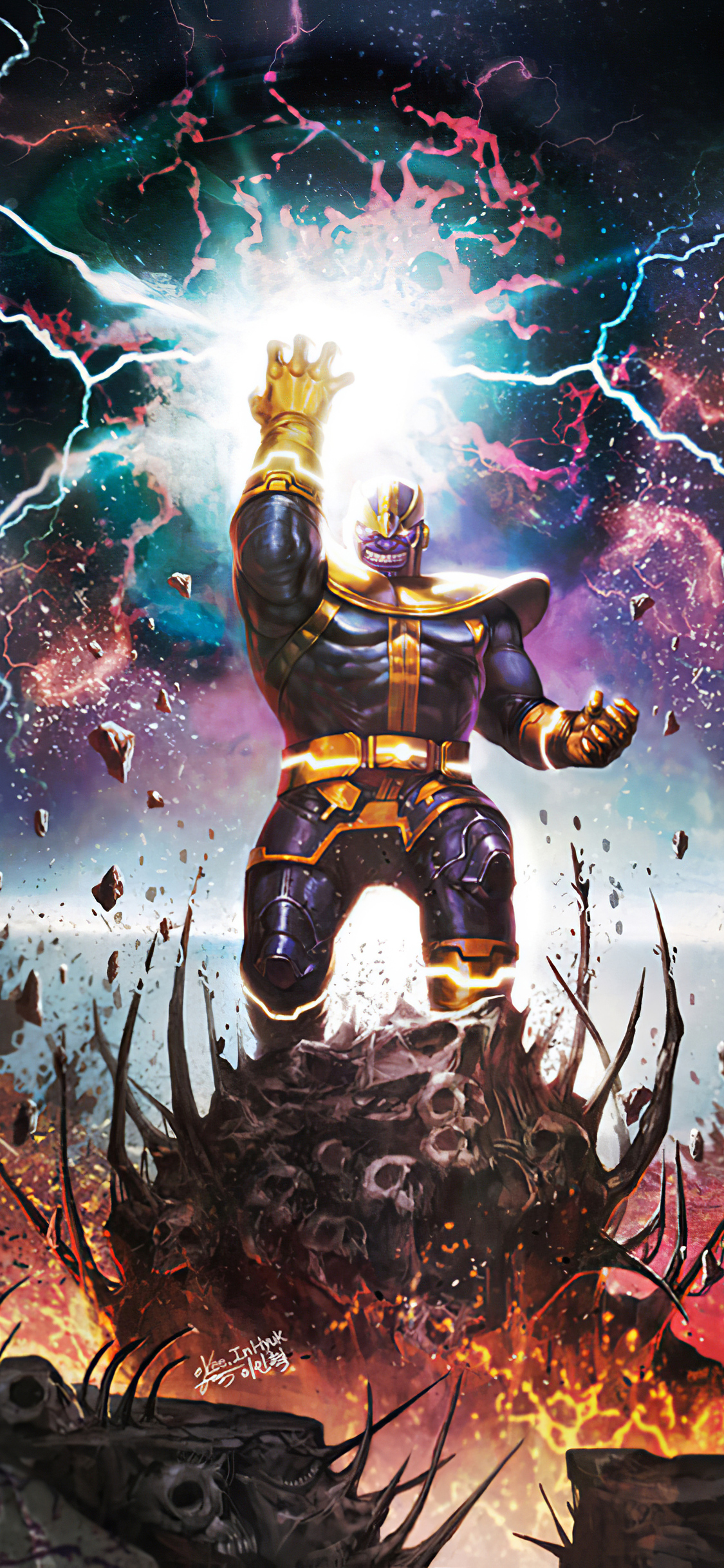 1125x2436 Thanos Marvel Infinity Iphone XS,Iphone 10,Iphone X HD 4k  Wallpapers, Images, Backgrounds, Photos and Pictures