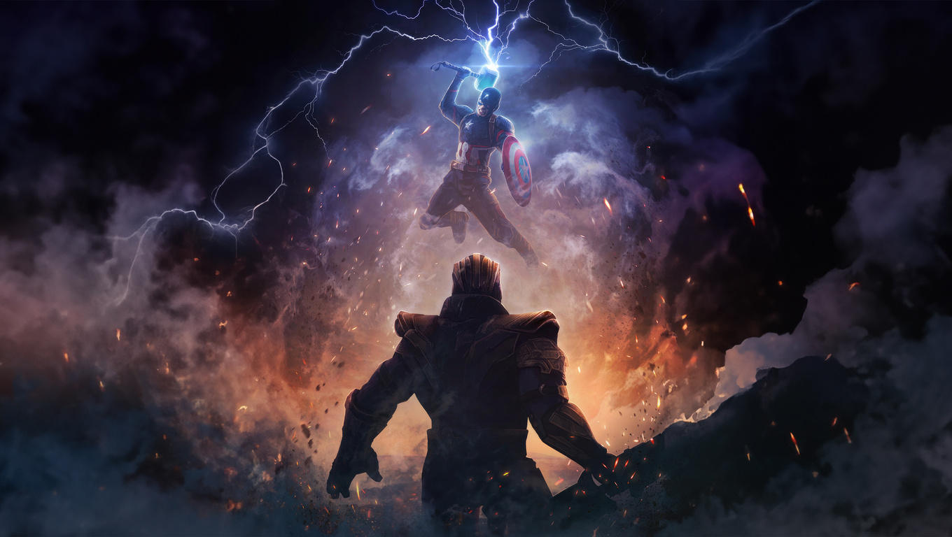 1360x768 Thanos Vs Captain America Laptop HD ,HD 4k Wallpapers,Images ...