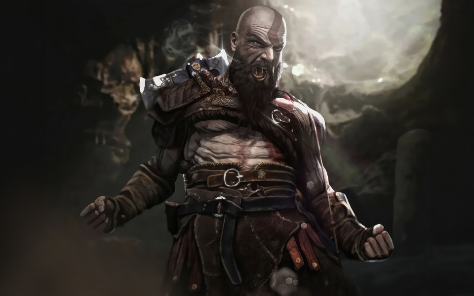 960x600 The Angry Kratos God Of War 5k 960x600 Resolution Hd 4k 