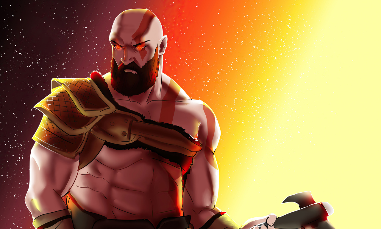 1280x768 The Angry Kratos 1280x768 Resolution HD 4k Wallpapers, Images ...