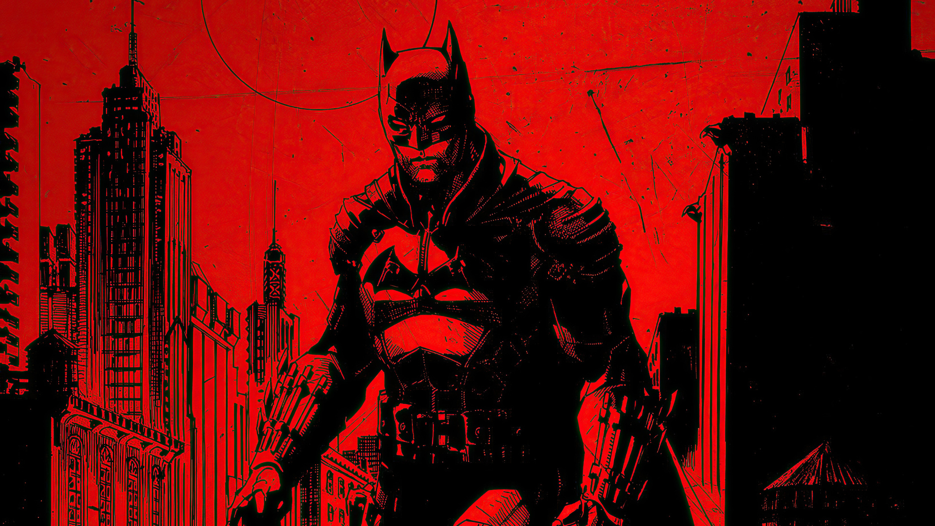 Made a Batman wallpaper (1920x1080) : r/wallpapers