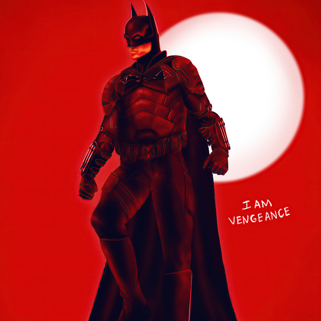 1024x1024 The Batman I Am Vengeance 1024x1024 Resolution HD 4k ...