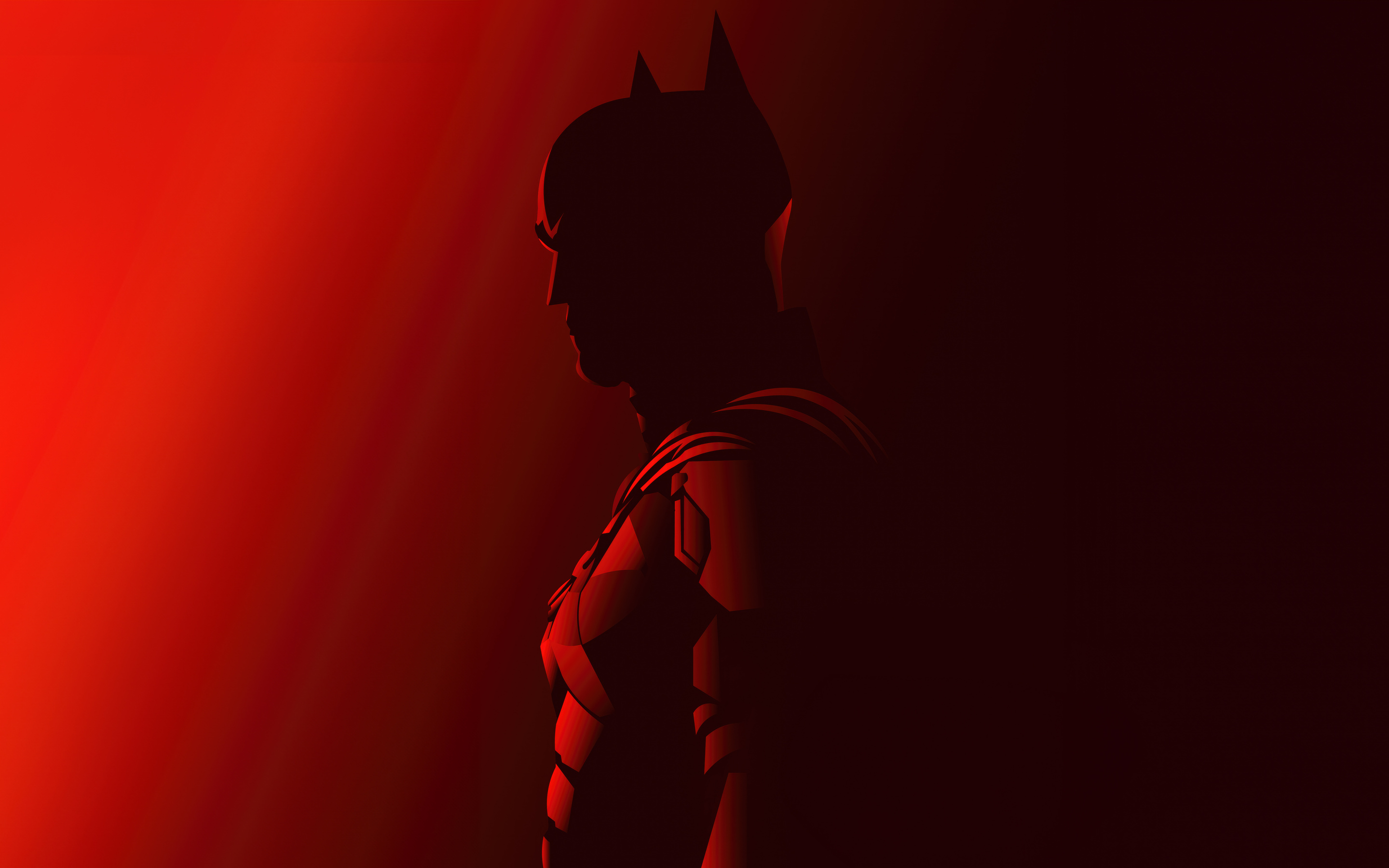 2880x1800 The Batman Red Artwork Macbook Pro Retina ,hd 4k Wallpapers 