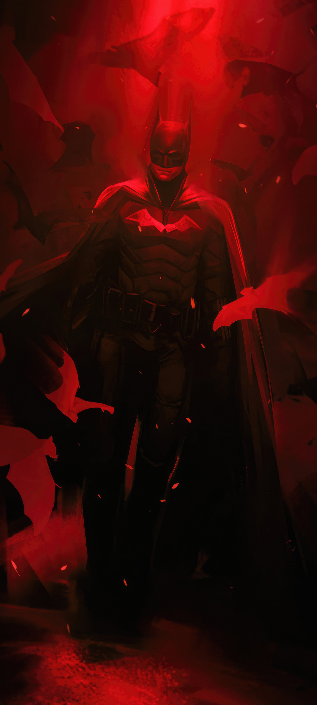 1080x2400 The Batman Red Knight Google Pixel 7 ,HD 4k Wallpapers,Images ...