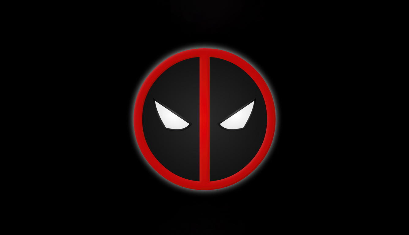 1336x768 The Deadpool Logo Laptop HD HD 4k Wallpapers, Images ...