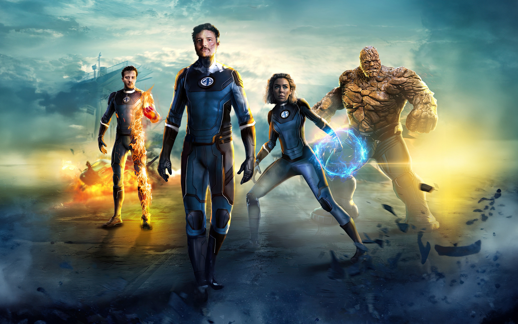 1680x1050 The Fantastic Four Movie 2025 Wallpaper,1680x1050 Resolution ...