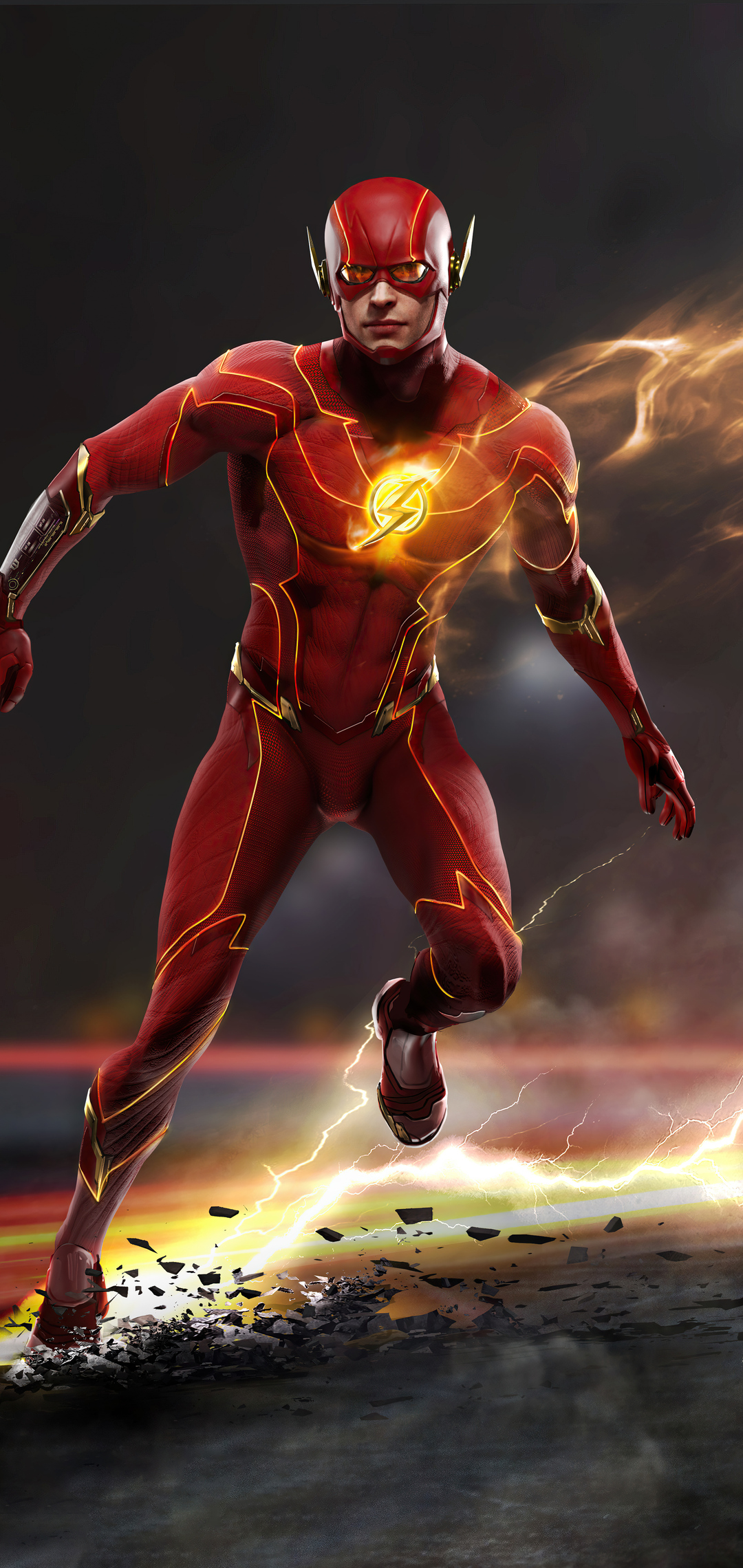 The Flash 2022 4k Wallpaper In 1080x2280 Resolution