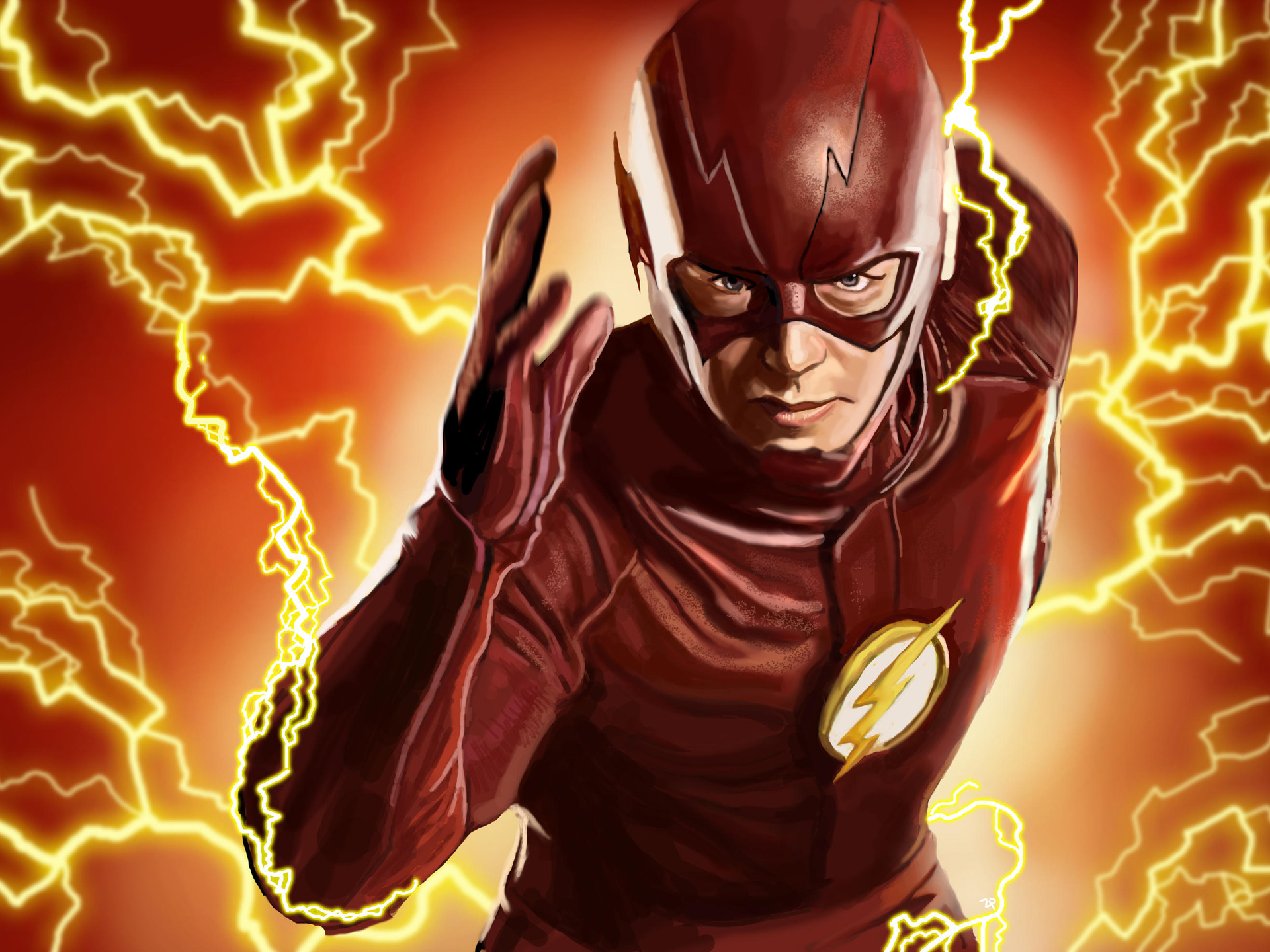 1920x1440 The Flash Art 4k 1920x1440 Resolution HD 4k Wallpapers ...