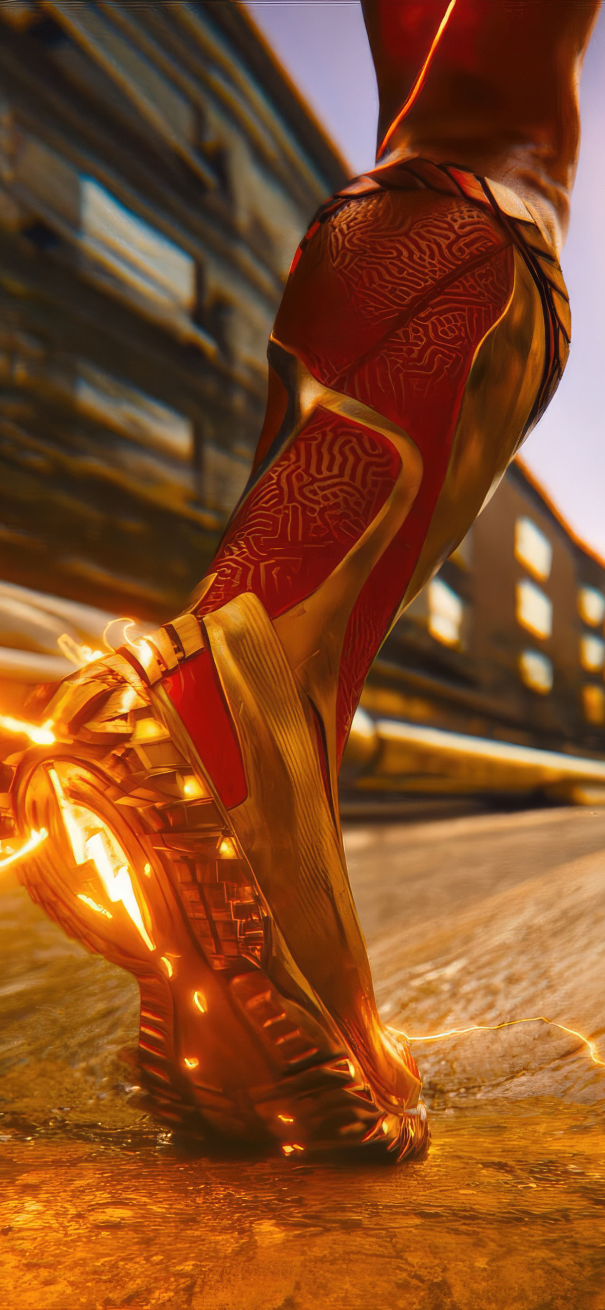 1242x2688 The Flash Boots Iphone XS MAX HD 4k Wallpapers, Images