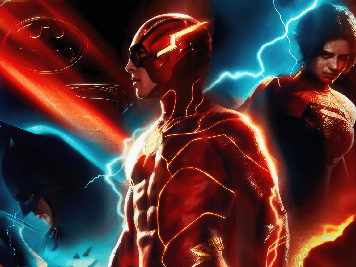 1152x864 The Flash Movie New Poster 4k Wallpaper,1152x864 Resolution HD ...