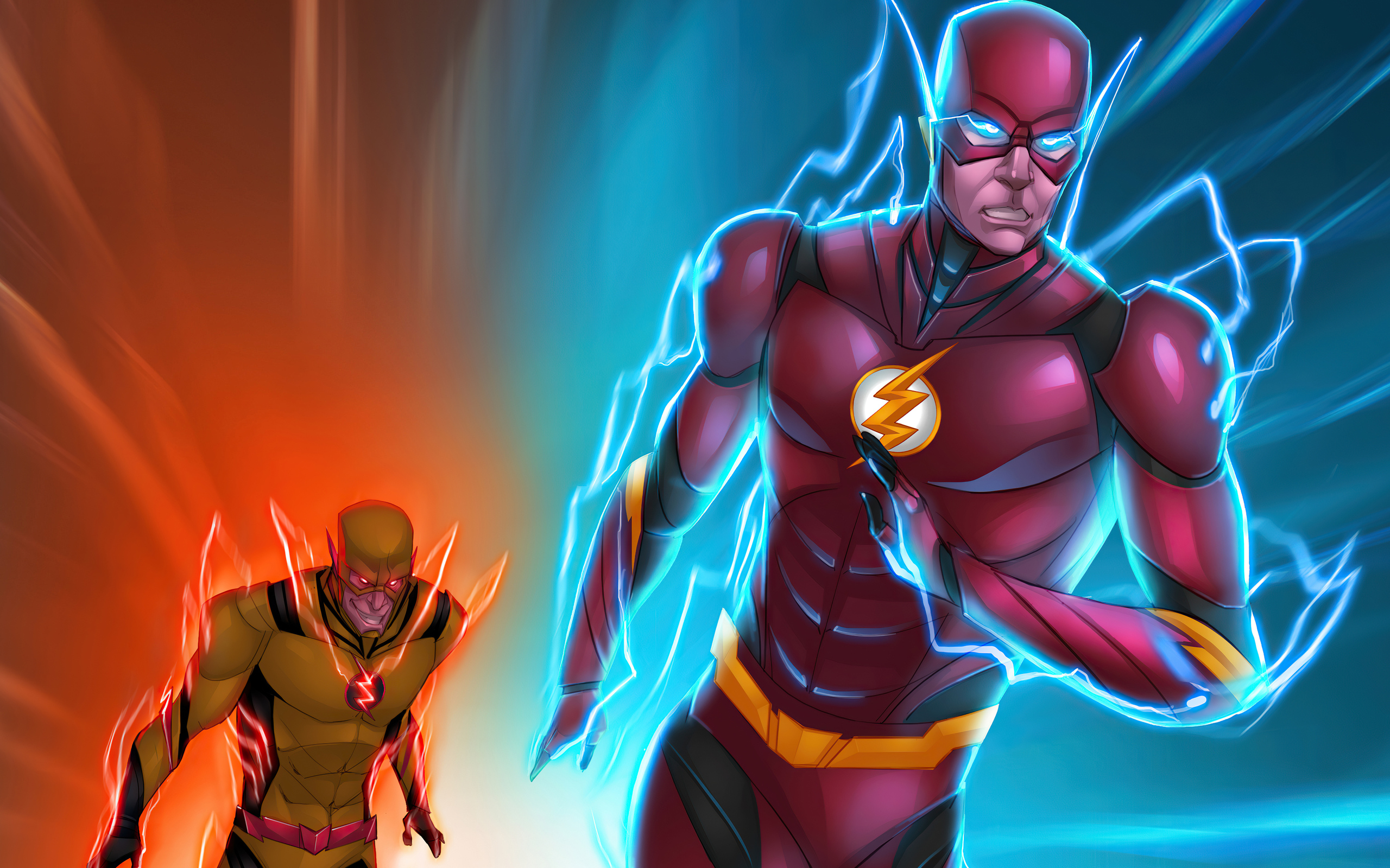 2560x1600 The Flash Vs Reverse Flash 4k Wallpaper,2560x1600 Resolution ...