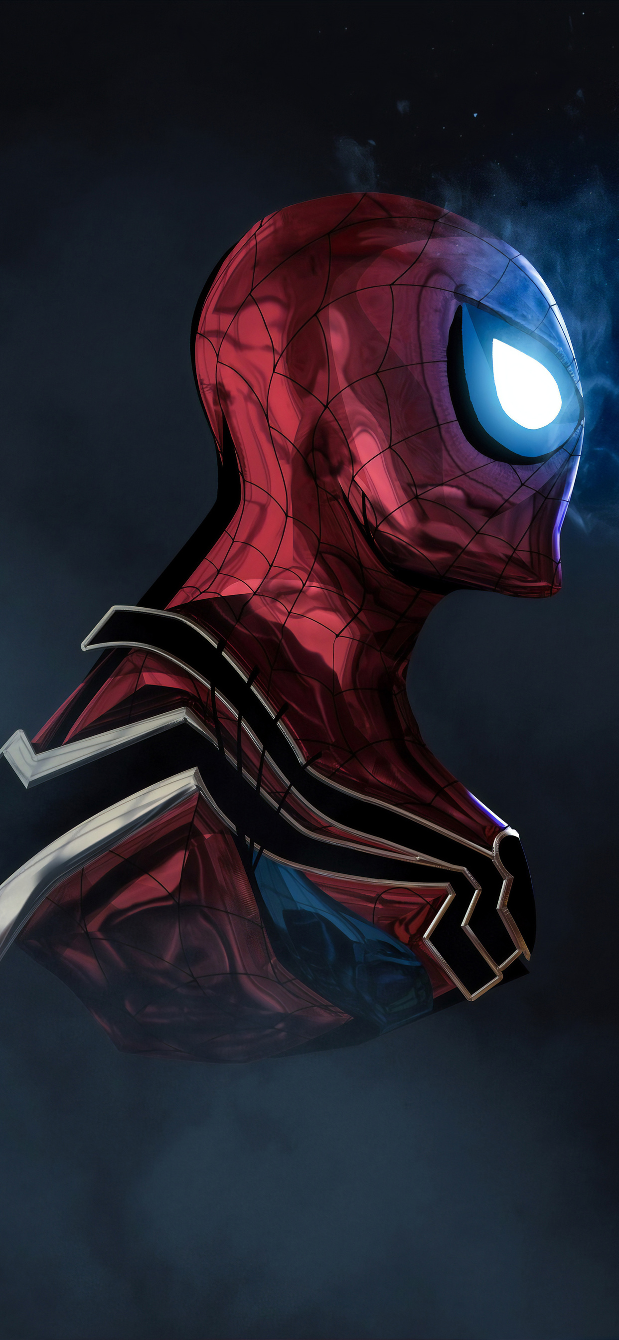 1242x2688 The Glowing Eyes Spiderman 4k Iphone XS MAX HD 4k Wallpapers ...