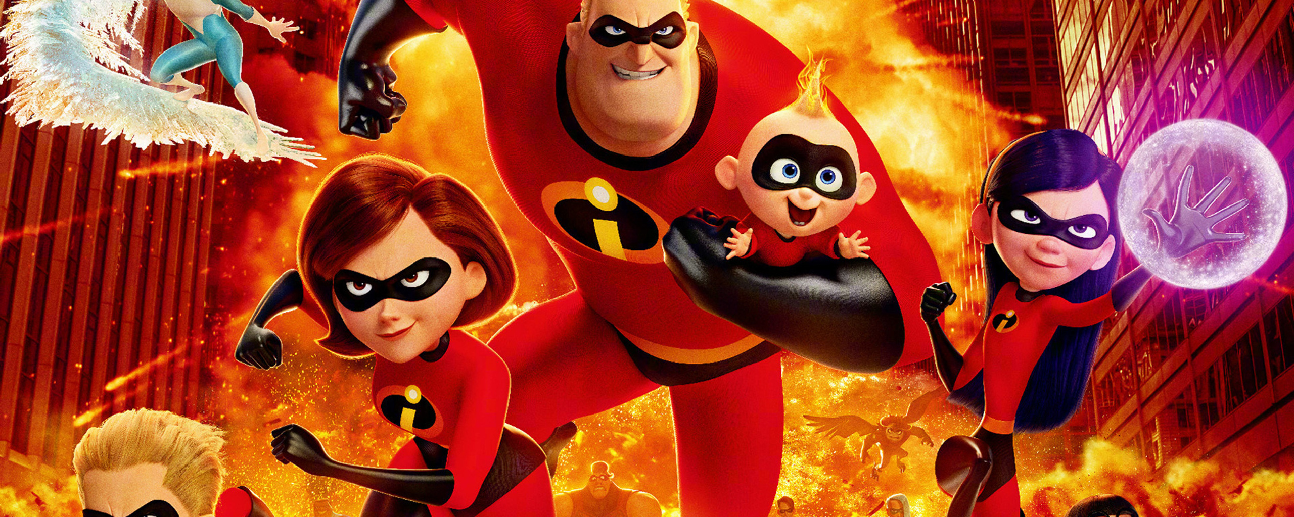 2560x1024 The Incredibles 2 Chinese Poster Wallpaper,2560x1024 ...