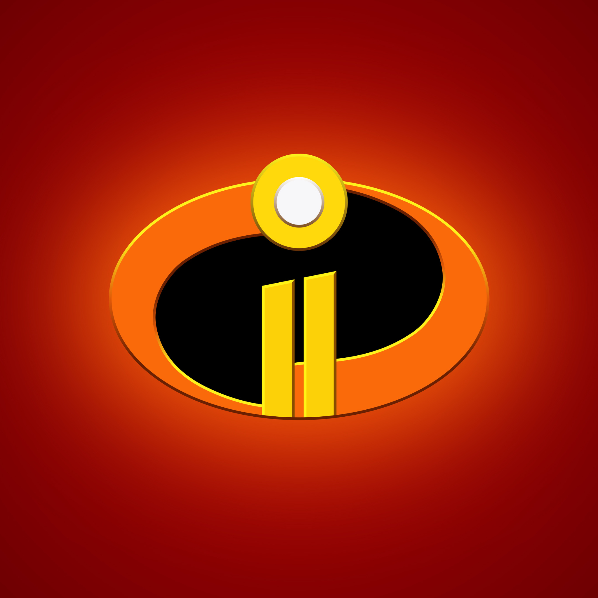 2048x2048 The Incredibles 2 Logo 4k Ipad Air ,HD 4k Wallpapers,Images ...